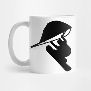 Snowboarder with kitewing Mug